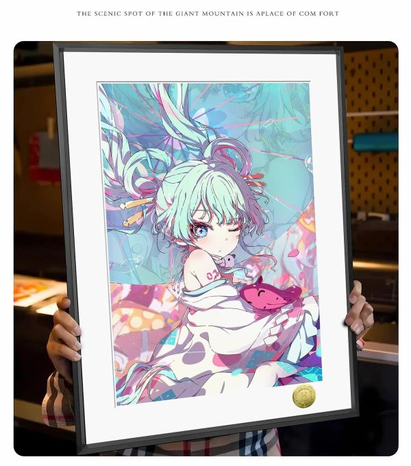 【海外代購】皇呱《初音cos八千代》初音未來裝飾畫 午睡毯  地毯 