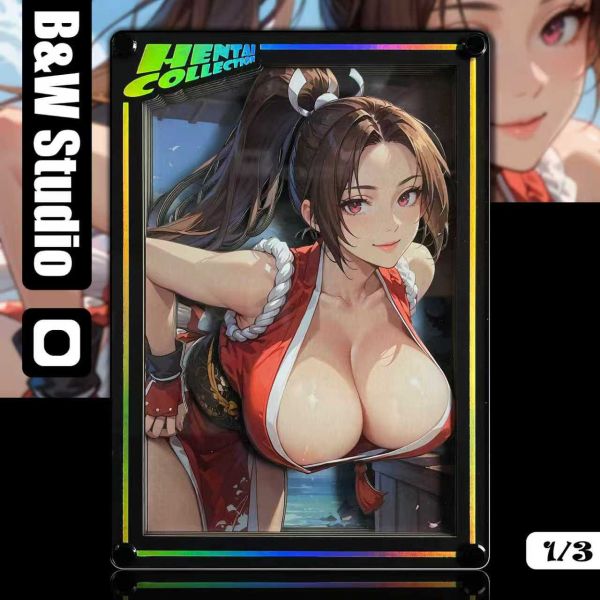 【海外代購】黑白畫映 B&W AI Creator 系列桌面裝飾卡磚 第二彈 不知火舞 Shiranui Mai 