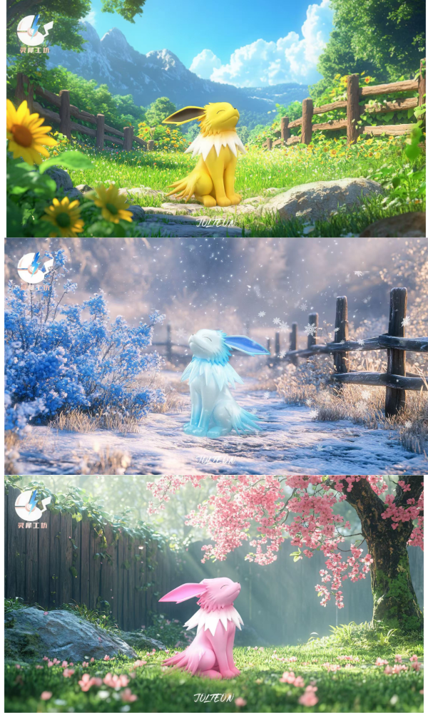 【預定】靈犀工坊 圖鑑1/20第三彈雷伊布