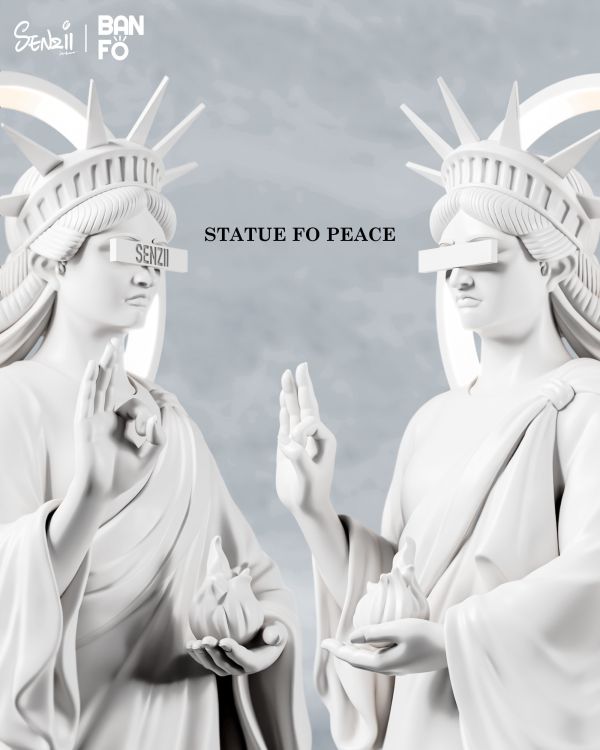 【預定】SENZII千紙 BANFO萬佛 和平女神像（STATUE FO PEACE) 