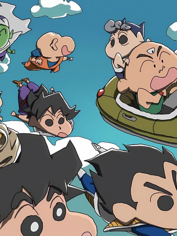 【海外代購】星空 《龍珠小新》裝飾畫 七龍珠×蠟筆小新 