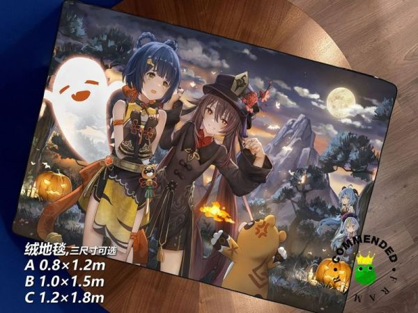 【海外代購】皇呱 《萬聖節搗蛋胡桃》原神嚇哭香菱裝飾畫