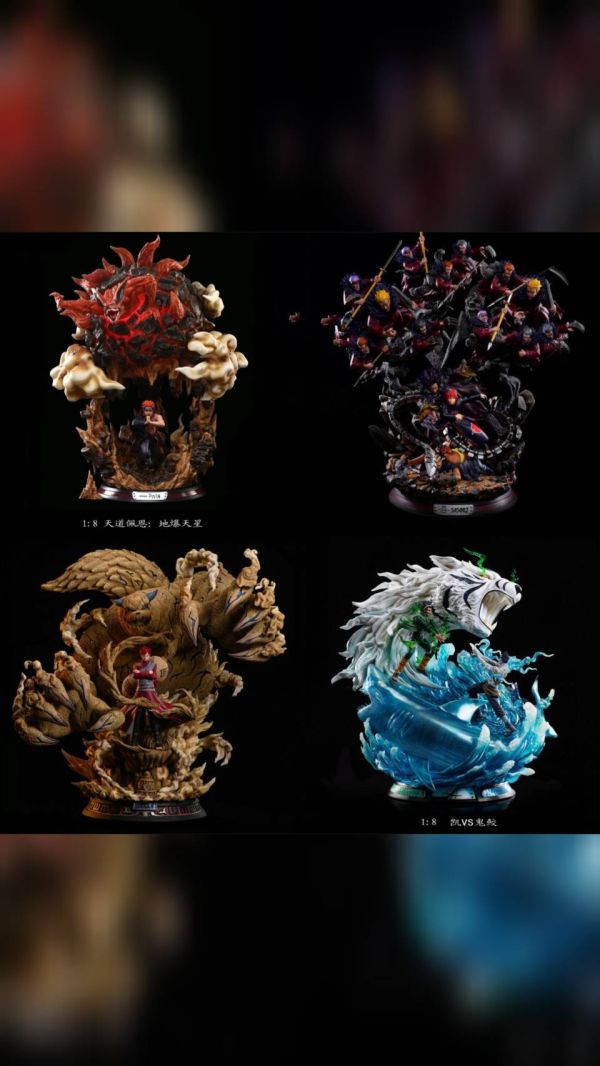 【系列代購】【70CM】巨浪模玩 火影超大場景系列 佩恩 蠍 我愛羅 凱 鬼鮫 
