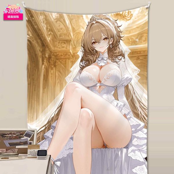 【海外代購】阿喵畫社 婚紗 獅 8k主題高清裝飾畫 午睡毛毯 牆面掛毯 護腕滑鼠墊 冰箱貼 