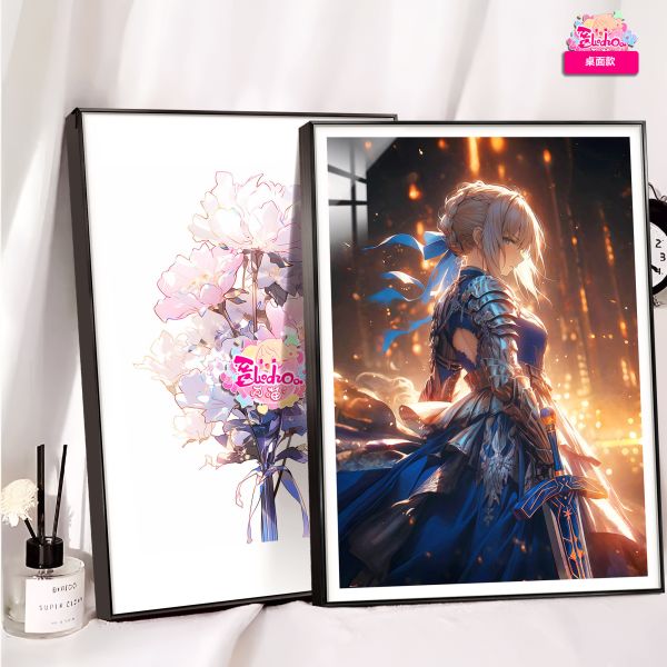 【海外代購】阿喵畫社《Fate》背水一戰系列 斬星 吾王saber 8k超大高清裝飾畫 