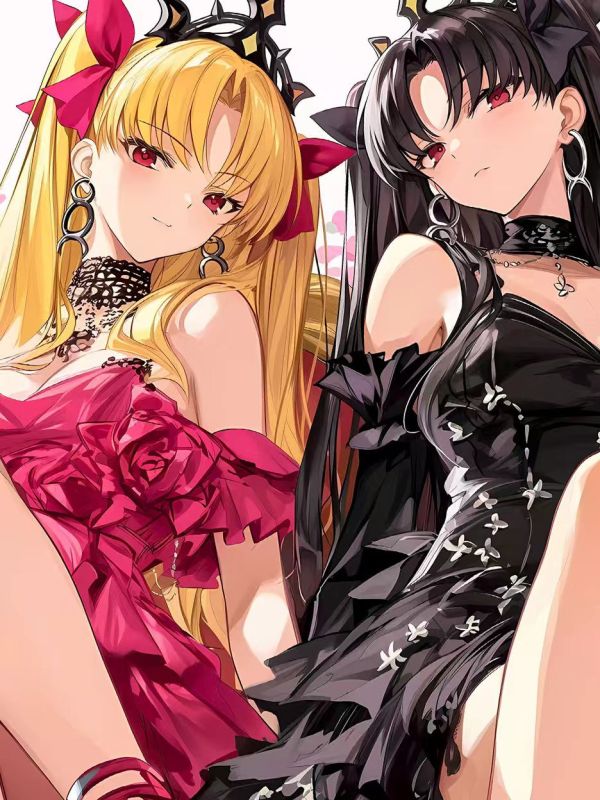 【海外代購】星空《雙色遠坂凜》Tohsaka Rin紅色惡魔Fate/stay night動畫二次元裝飾畫 