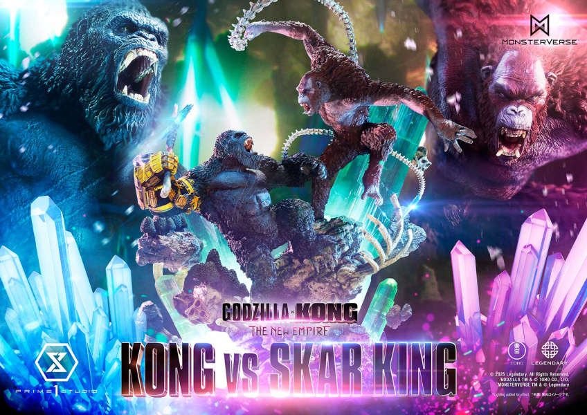 【預定】Prime 1 P1S 104cm 哥吉拉×金剛 新帝國 金剛 vs 史酷王 UDMGXK-02 