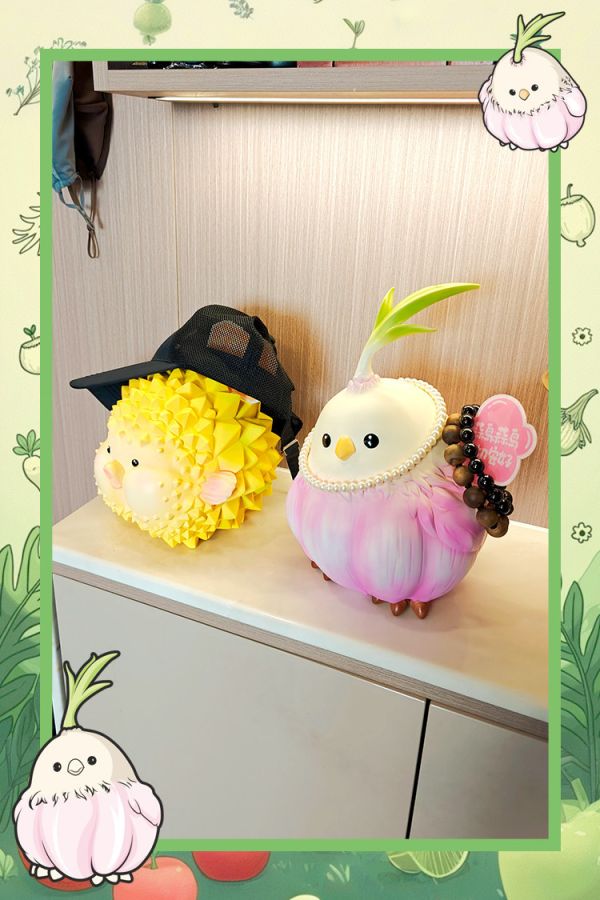 【海外代購】傑刻動漫 動物幫蒜鳥 可愛有趣家居玄關擺件 