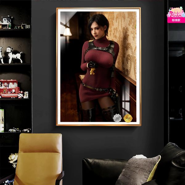 【海外代購】阿喵畫社 站姿 艾達王 8k主題高清裝飾畫 午睡毛毯 牆面掛毯 床頭地墊 冰箱貼 