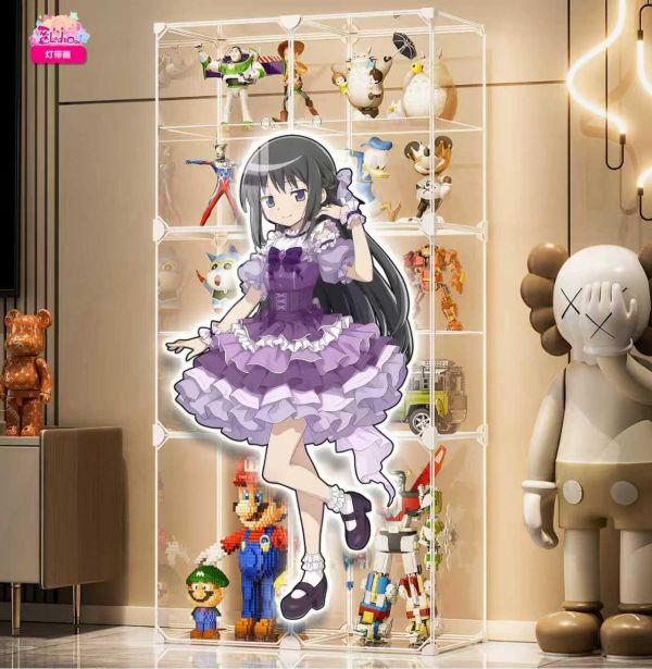 【海外代購】阿喵畫社 魔法少女小圓 曉美焰 1比1復刻臥室玄關超長燈帶畫 