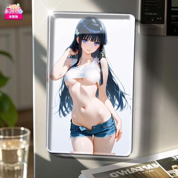 【海外代購】阿喵畫社 動漫冰箱貼第六十七彈司波深雪純享版 高透亞克力磁吸冰箱貼 