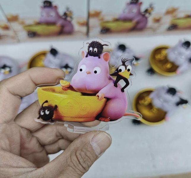 【海外代購】物語 來財 手持金飯碗 來財系列 第三彈 金飯碗坊寶寶 