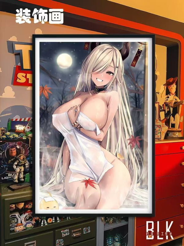 【海外代購】巴洛克 尾張鰃碧藍航線AzurLane裝飾畫/冰箱貼 