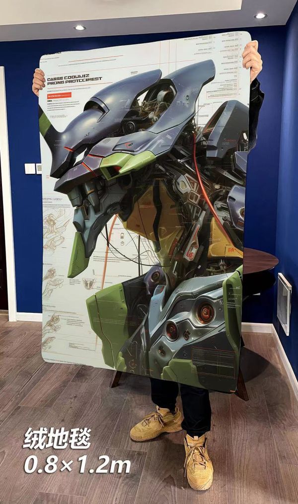 【海外代購】千鳥社 初號機 午睡毯 地毯 裝飾畫 