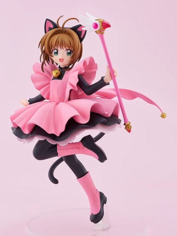 【預定】Good Smile Company GSC POP UP PARADE 庫洛魔法使 木之本櫻 黑貓風戰鬥服 L size 