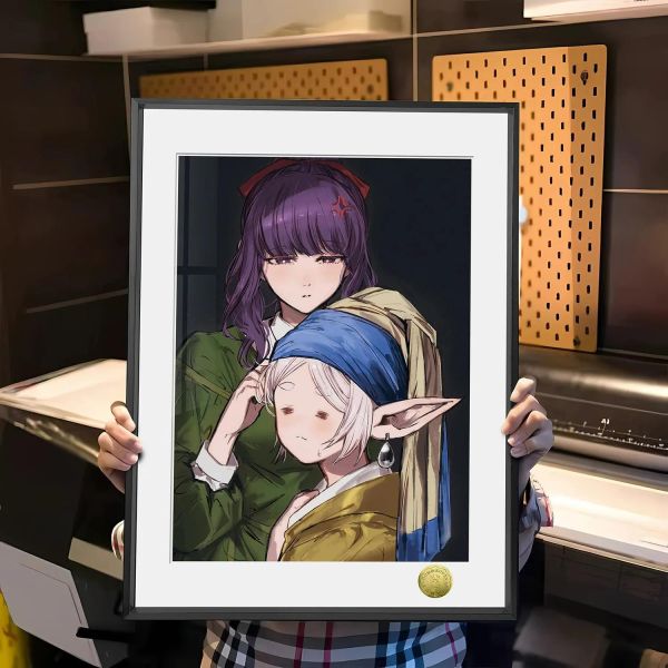 【海外代購】皇呱 《名畫復刻師徒版》葬送的芙莉蓮裝飾畫 午睡毯 地毯 