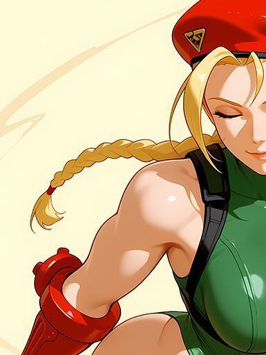 【海外代購】巴洛克 《眨眼嘉米》嘉米懷特Cammy殺人蜂街頭霸王春麗動漫裝飾畫冰箱貼 