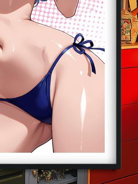 【海外代購】巴洛克 《泳裝薇薇》海賊王onepiece路飛娜美索隆山治羅賓裝飾畫冰箱貼 
