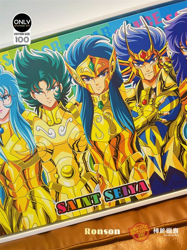 【海外代購】神秘畫廊 RAINBOW系列13 黃金十二宮聖鬥士 裝飾畫01 