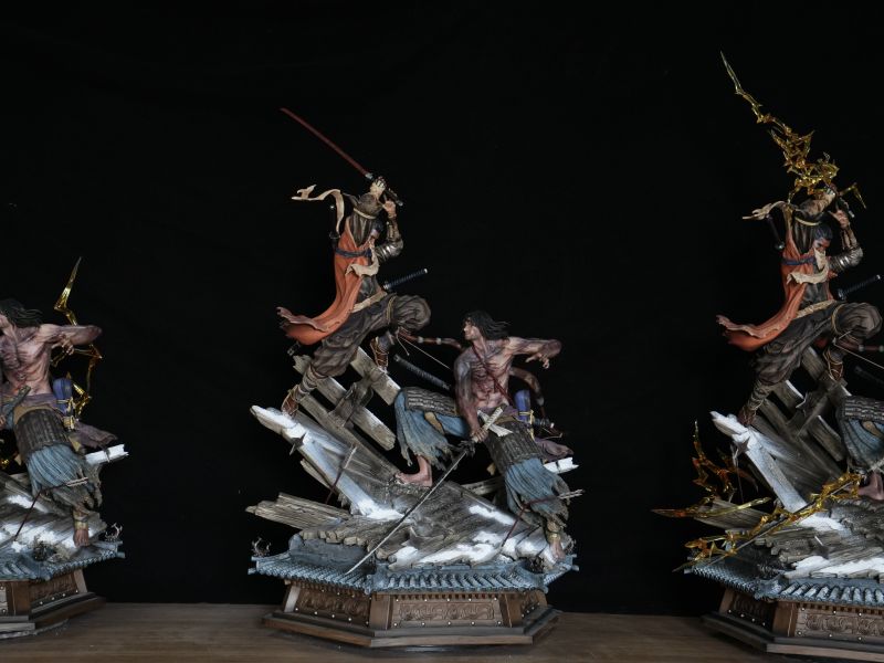 【海外代購】Bard 柯基計畫 名場景01 忍と侍 隻狼VS葦名弦一郎 