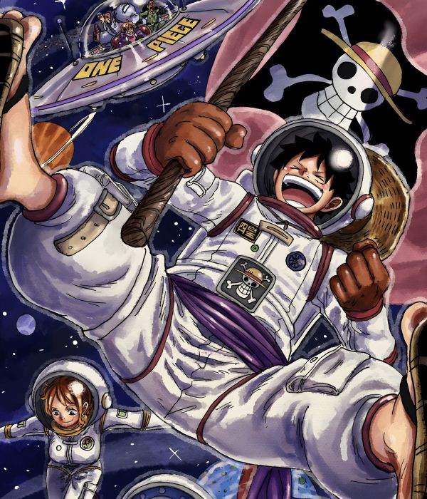 【海外代購】H2 《太空魯夫》海賊王路飛索隆娜美喬巴山治四皇尼卡動漫二次元裝飾畫 
