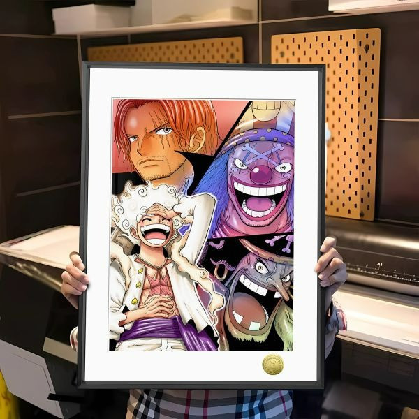 【海外代購】皇呱 《新世界四皇》海賊王周邊裝飾畫 午睡毯  地毯 