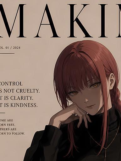 【海外代購】巴洛克 《雜誌瑪奇瑪》Chainsaw Man電鋸人蕾塞篇電次帕瓦動畫裝飾畫冰箱貼 
