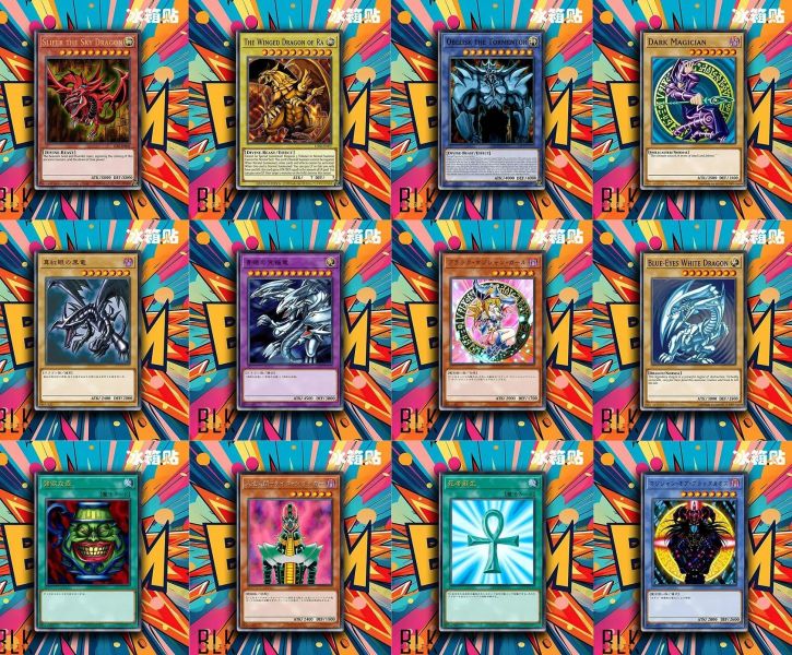 【海外代購】巴洛克《暗黑魔術師》遊戲王卡牌系列裝飾畫冰箱貼 