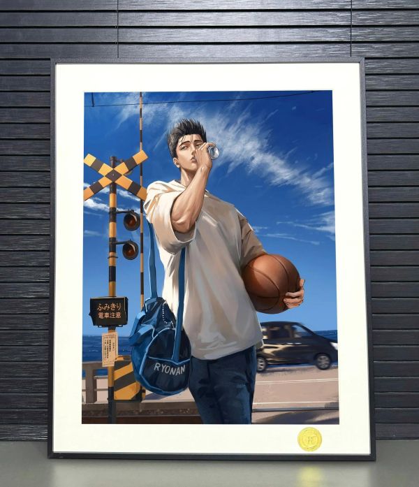 【海外代購】H2 《仙道彰》灌籃高手陵南湘北裝飾畫 