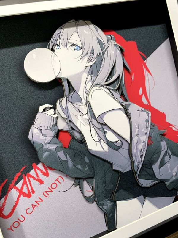 【海外代購】萌萌匠 EVA 綾波麗 明日香 立體手工裝飾畫 