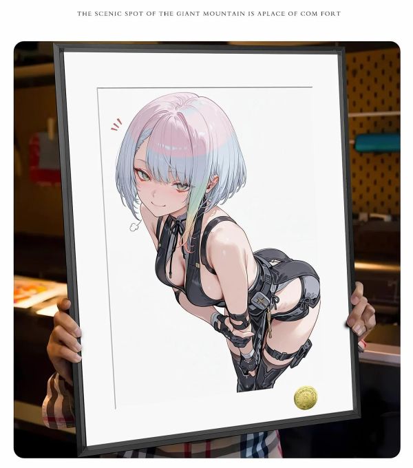【海外代購】皇呱 《鳴潮露西》鳴潮×賽博朋克裝飾畫 午睡毯 地毯 