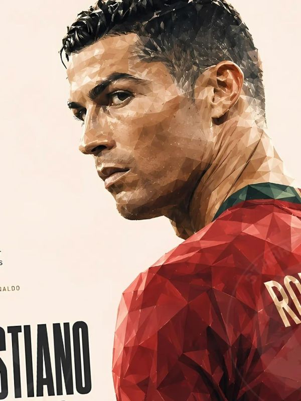 【海外代購】星空 《回眸C羅》曼聯皇馬CR7潮流藝術裝飾畫 