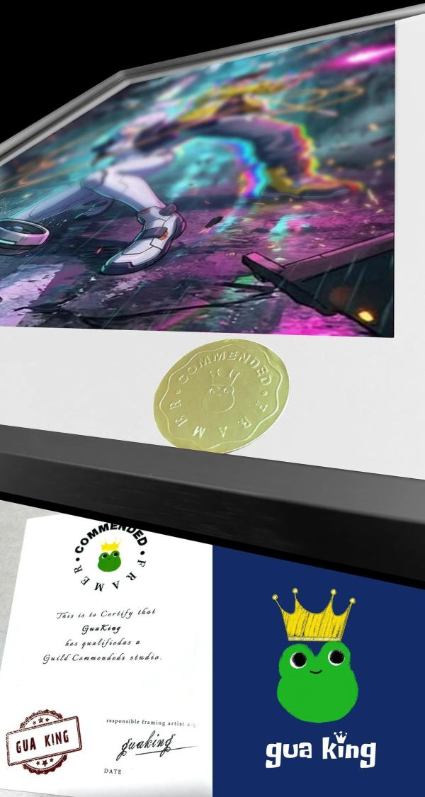 【海外代購】皇呱《情侶並肩作戰》賽博朋克裝飾畫 午睡毯 地毯 