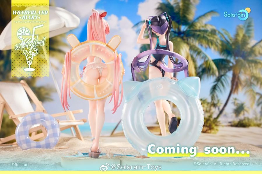 【預定】Solarain Rosuuri 原畫 柴郡貓 Mika 白兔 Rosu 1/7 