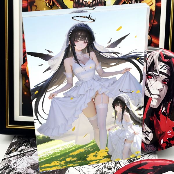 【海外代購】阿喵畫社 婚紗 阿爾圖羅 1.9cm厚大號雙層透明收藏展示磚 
