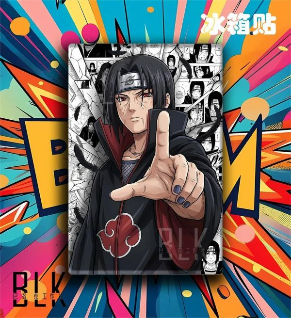 【海外代購】巴洛克 《漫格鼬》宇智波鼬Itachi火影忍者裝飾畫冰箱貼 