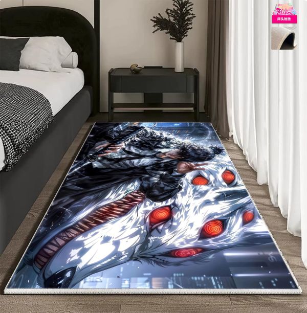 【海外代購】阿喵畫社 鏈鋸人墨染 早川秋五幅套組 新品異形套組裝飾畫 發光滑鼠墊 床頭地墊 