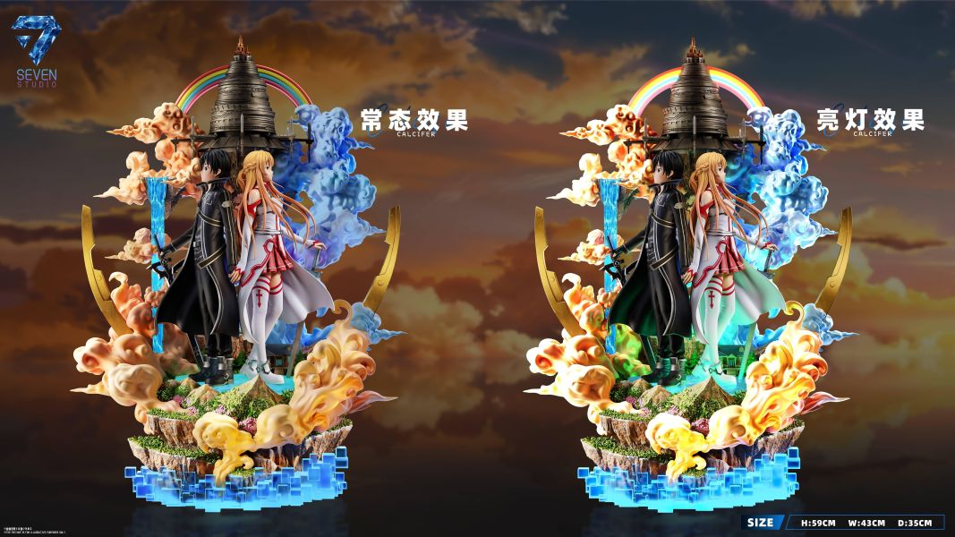 【預定】SEVEN 雲穹誓約 桐人&亞絲娜 刀劍神域 