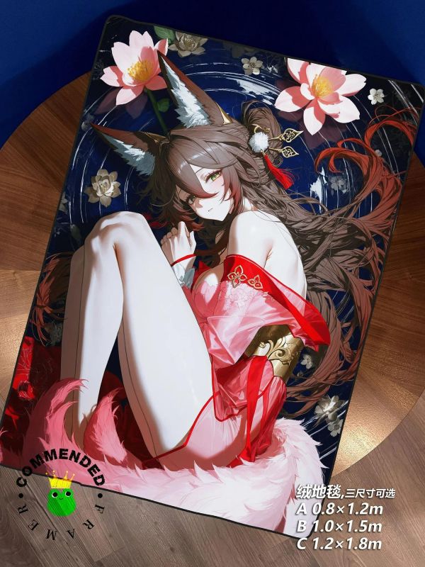 【海外代購】皇呱 《蓮池停雲》崩壞星穹鐵道狐影裝飾畫 午睡毯 地毯 