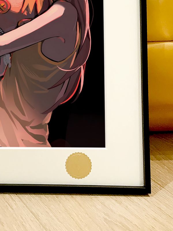 【海外代購】星空 《鏈鋸人布娃娃》瑪奇瑪Makima帕瓦電次早川秋電鋸人蕾塞篇動畫裝飾畫