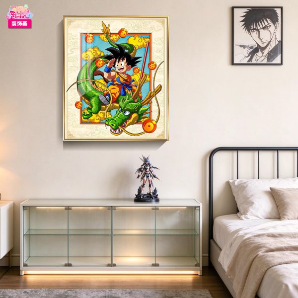 【海外代購】阿喵畫社 七龍珠七龍珠孫悟空經典海報 新品8K超大高清主題裝飾畫 