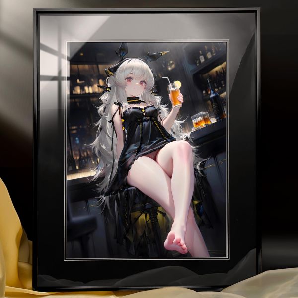 【海外代購】阿喵畫社 溫蒂 8k超清精裱畫 牆面掛毯  冰箱貼 