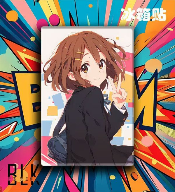【海外代購】巴洛克 平澤唯輕音少女裝飾畫/冰箱貼 