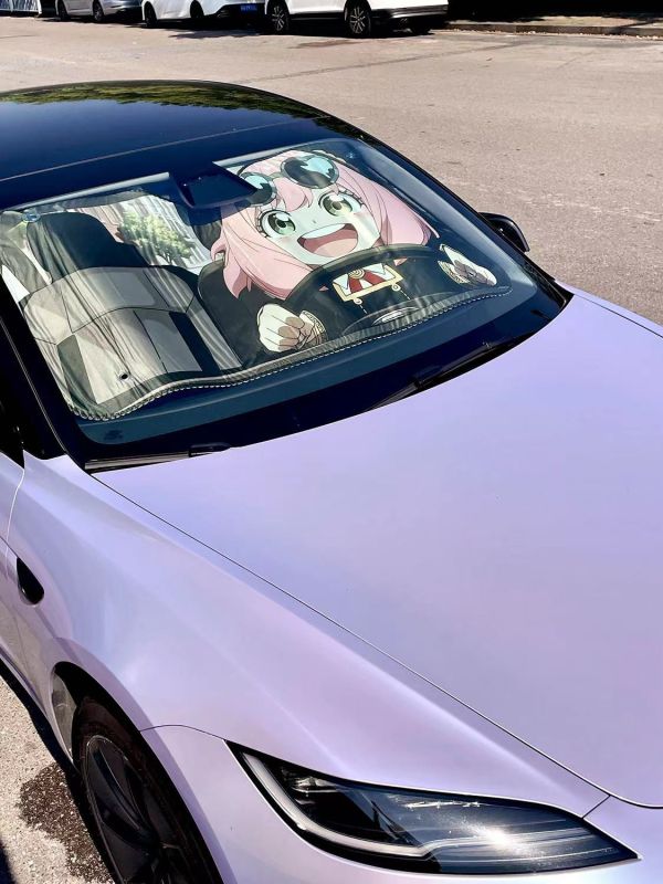 【海外代購】千鳥社 間諜過家家阿尼亞Anya汽車前擋遮陽隔熱膜 