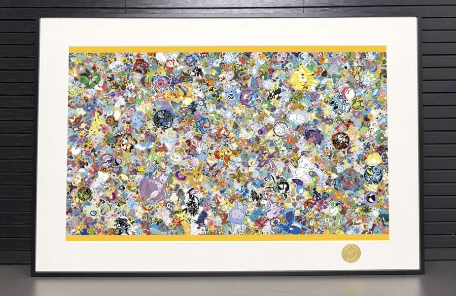 【海外代購】千鳥社 《寶可夢全世代合輯》神奇寶貝寶可夢皮卡丘耿鬼小智裝飾畫 