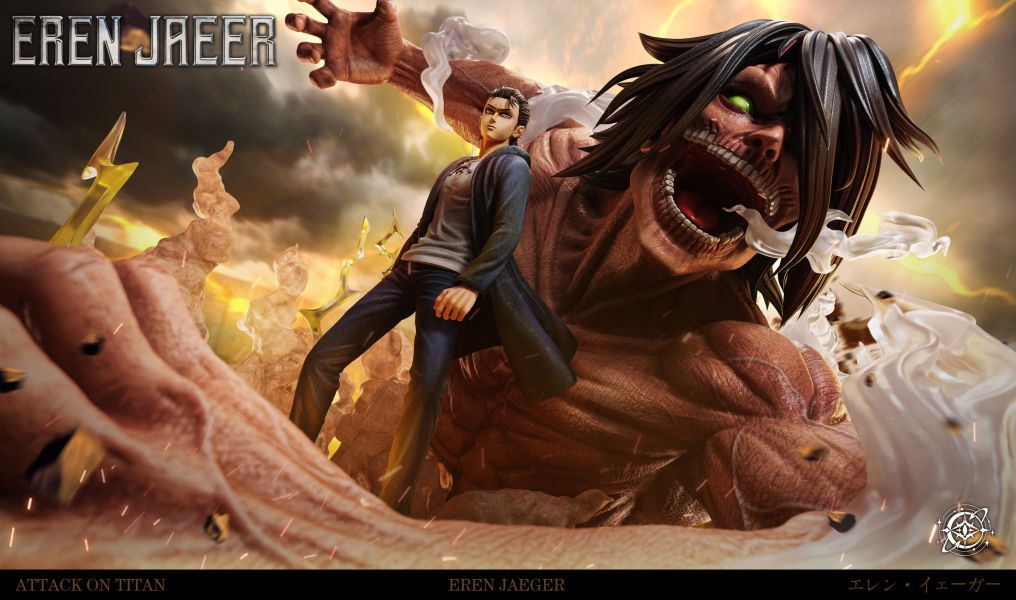 【預定】Void 虛空 九大智慧巨人共鳴系列第一彈 艾倫VS皮克之進擊的巨人 艾倫耶格爾 