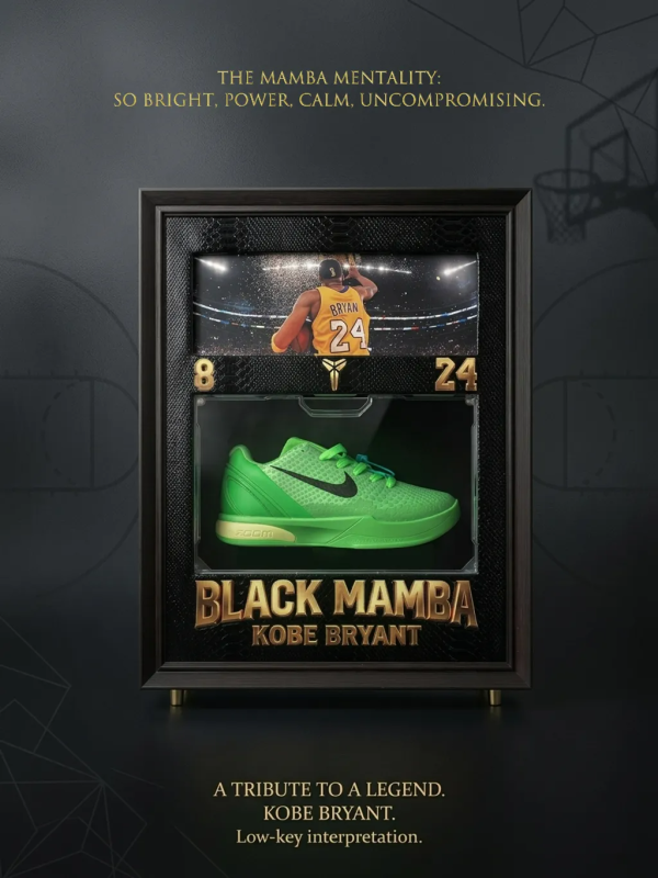 【海外代購】千鳥社《科比戰靴》立體裝裱相框紀念收藏球迷禮物擺件 