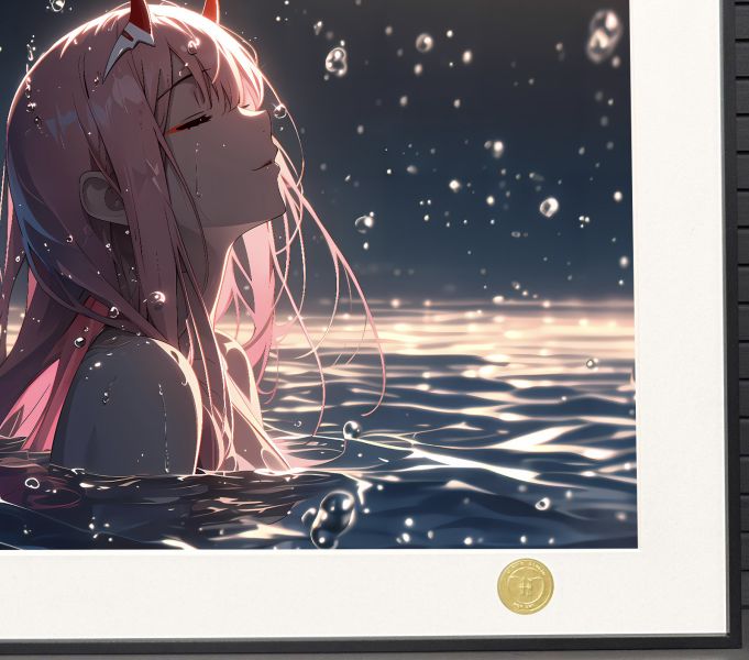 【海外代購】H2 《水中零二》DARLING in the FRANXX國家隊02裝飾畫 