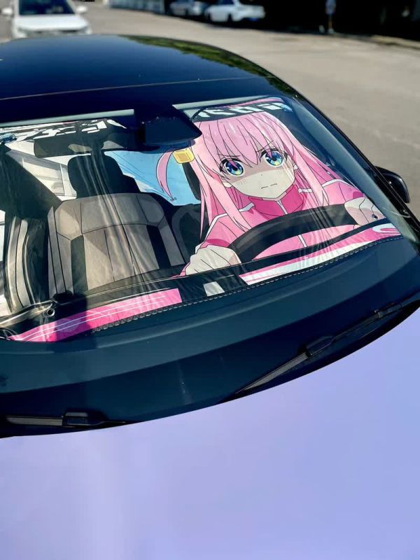 【海外代購】千鳥社 孤獨搖滾 後藤一里波奇醬遮陽隔熱膜 