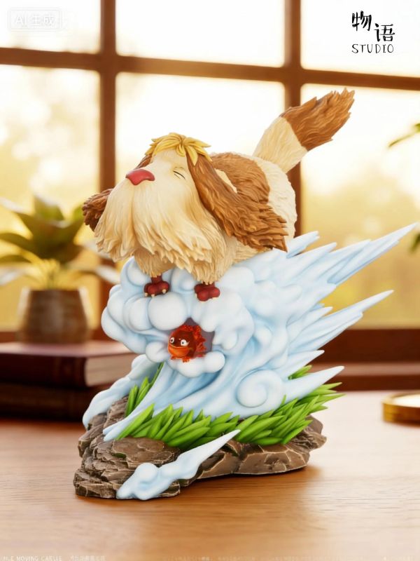 【預定】物語工作室 宮崎駿桌面系列09 卡西法茵茵狗飛行記 